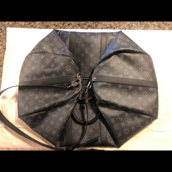 Louis Vuitton keepall 55 monogram eclipse - Picture 2 of 8
